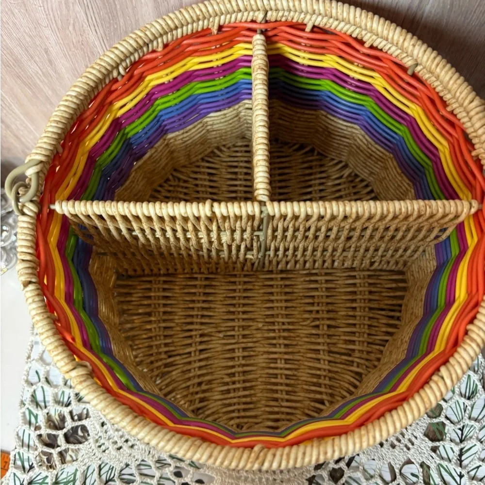Nautica Home Resin Wicker Serveware Collection Basket